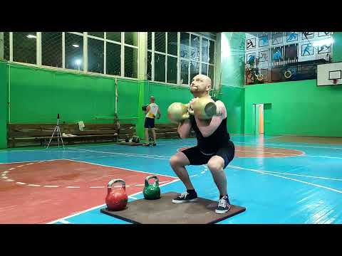 Видео: Тренировка с гирями на всë тело в спортзале
