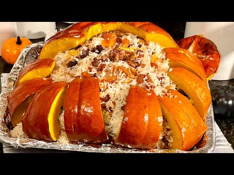 Видео: Хапама — армянское традиционное блюдо/фаршированная тыква с рисом, орехами и сухофруктами