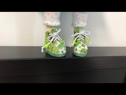 Видео: Ботинки из ткани МК | Ботинки на колодке | fabric boots