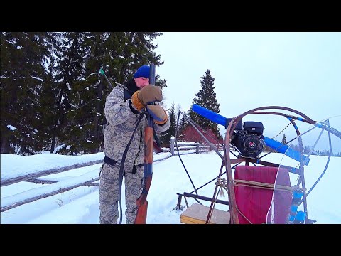 Видео: ОХОТА НА САМОДЕЛЬНОМ ВЕРТОЛЁТЕ / ОХОТА НА БОРОВУЮ ДИЧЬ С МАНКОМ. ВИДЕО ПЕРЕЗАЛИВ. ПОХОД В ТАЙГУ.