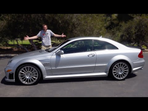Видео: Mercedes-Benz CLK63 AMG Black Series, это немецкий масл-кар