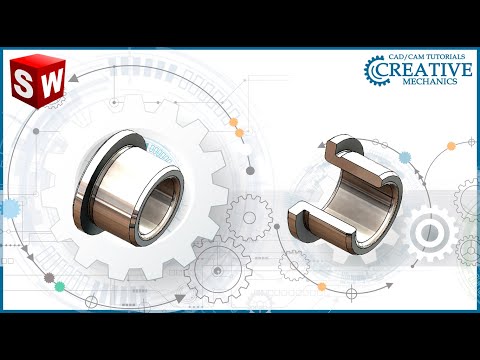 Видео: Уроки Solidworks.Втулка