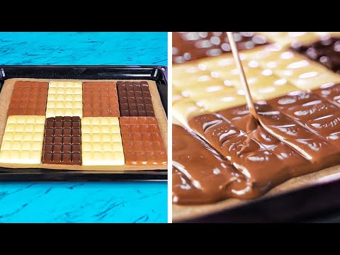Видео: ЛУЧШИЕ РЕЦЕПТЫ ВКУСНЫХ ДЕСЕРТОВ И КЛАССНЫЕ ИДЕИ С ШОКОЛАДОМ