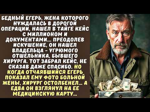 Видео: ЧЕСТНЫЙ ЕГЕРЬ нашел в лесу кейс с деньгами и вернул его ХИРУРГУ, а когда тот увидел жену