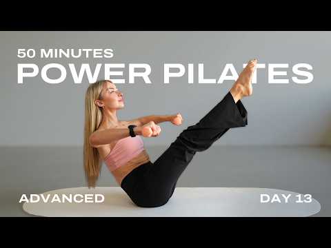 Видео: День 13 — 50 минут силового пилатеса для развития силы и гибкости | Верхняя часть тела и глубокий...