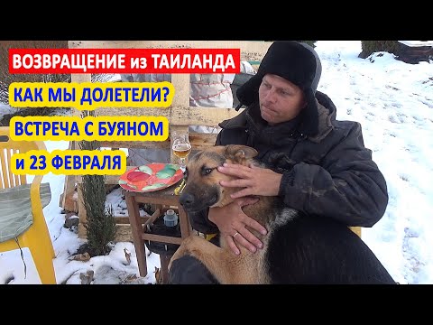 Видео: ВЛОГ. Возвращение из Таиланда: из ЛЕТА в ЗИМУ. Встреча с БУЯНОМ. 23 февраля и моя рассада.