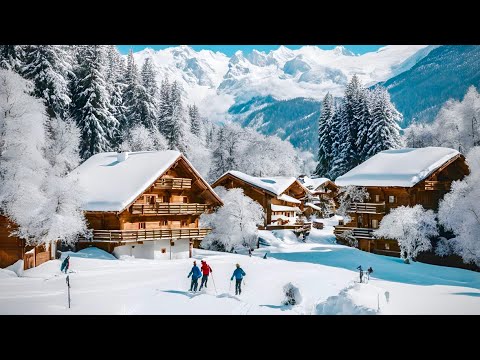 Видео: Лучшее место для посещения в Швейцарии зимой _ Bettmeralp❄️🇨🇭