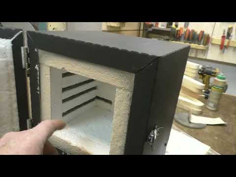 Видео: За такую работу не стыдно деньги брать.  Воронение в муфельной печи СПУТНИК.