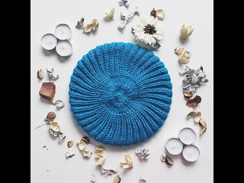 Видео: Берет английской резинкой.