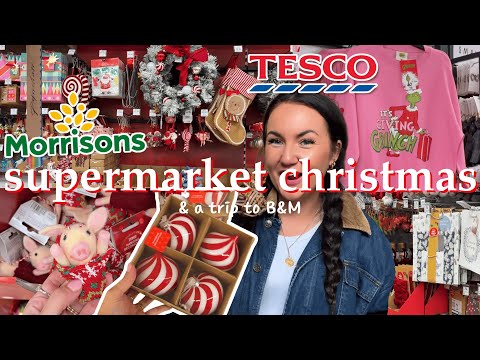 Видео: Проведите утро со мной ☕ В поисках рождественского декора в Tesco, Morrisons и B&M! | Супермаркет...