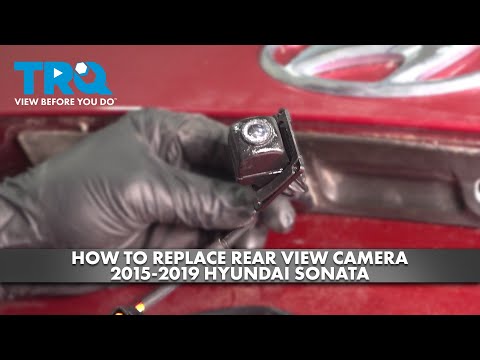 Видео: Как заменить камеру заднего вида на Hyundai Sonata 2015-2019