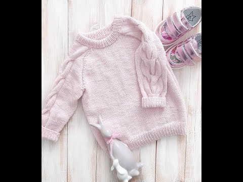 Видео: Как связать самый красивый детский джемпер спицами #Вязание