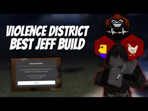 Видео: Из-за этой сборки Джеффа меня забанили.. | Roblox Violence District