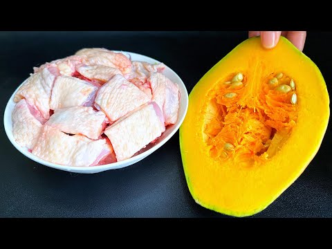 Видео: Курица с тыквой: простой и сочный рецепт!