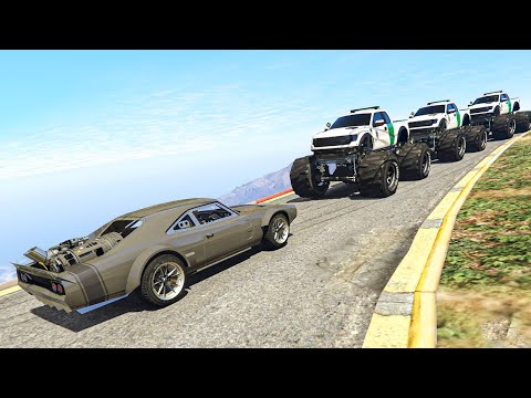 Видео: Эту машину не ОСТАНОВИТЬ! Погоня за Dodge Charger из Форсаж 8 в GTA 5 Online
