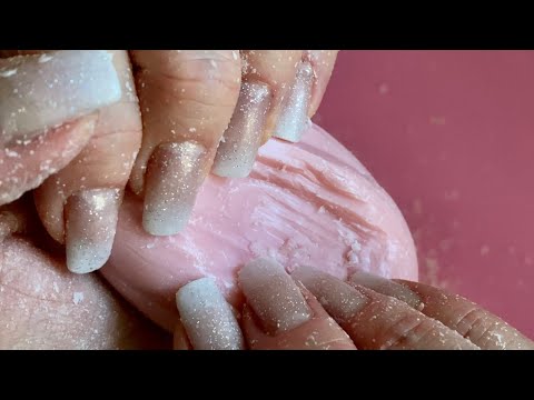 Видео: АСМР|Мыло|Царапанье|Постукивания|Без слов|ASMR|Soap scratching|Fast tapping & Scratching|No talking