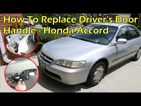 Видео: Как заменить ручку водительской двери Honda Accord (1998–2002)