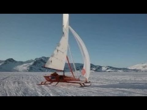 Видео: Фёдор Конюхов. Гренландская экспедиция на парусном буере. Красный буер для Антарктиды. Часть 1