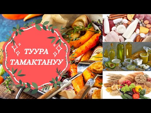 Видео: Тез арыктоо учун ТУУРА ТАМАКТАНУУ керек. Правильное питание!