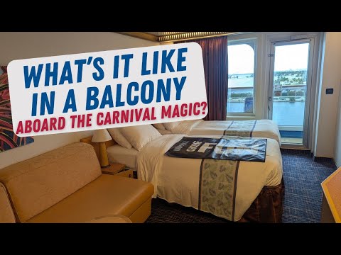 Видео: Экскурсия по каюте Carnival Magic Balcony (категория 8D)