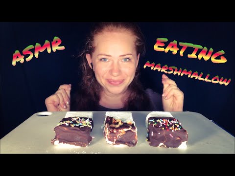 Видео: АСМР Итинг. Маршмэллоу🍡/ ASMR Eating. Marshmallow🍡