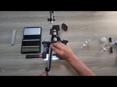 Видео: Заточка накири, сталь AUS8, абразивы Boride T2 + Arkansas Soft
