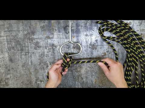 Видео: Рыбацкий штык (Якорный узел)