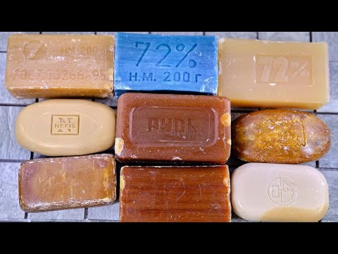 Видео: ASMR TAR/RANCID SOAP | Soap carving | Satisfying video| No talking | Резка сухого мыла АСМР|