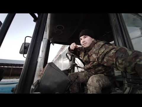 Видео: Чистим НАВОЗ зимой!