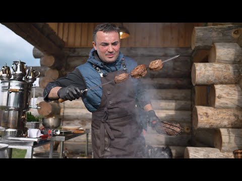 Видео: РЕЦЕПТ СОЧНОГО ШАШЛЫКА НА ПРИРОДЕ ВМЕСТЕ С #СпасибоШеф | Розыгрыш ножа ручной работы