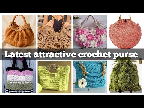 Видео: #1 уникальные стильные модели сумок, связанных крючком/последние привлекательные модели сумок, св...