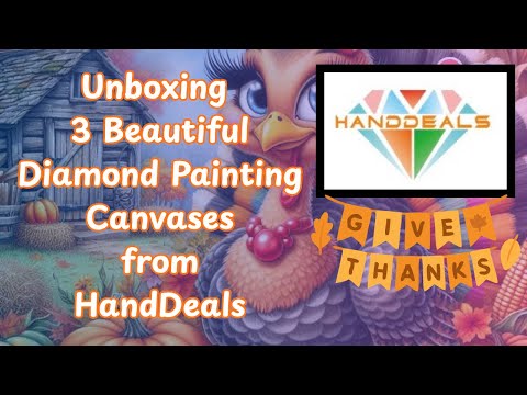 Видео: Распаковка трёх потрясающих алмазных картин от HandDeals + скидка 15% по коду KIMVIP