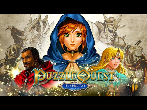 Видео: ЦАРЬ ТРЁХ В РЯД - Puzzle Quest: Immortal Edition - Первый взгляд