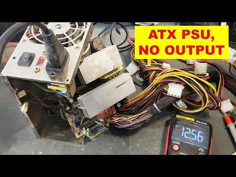 Видео: Компьютерный блок питания ATX, нет питания
