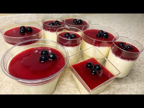 Видео: Десерт без выпечки. Панакота