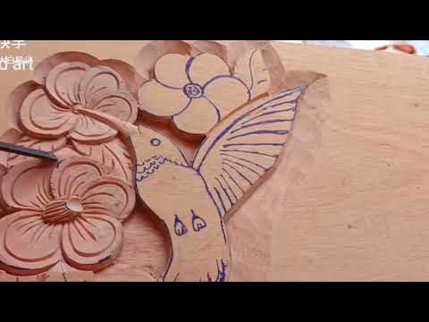 Видео: Великолепная резьба по дереву от китайских профи.Это уровень «Бог»,не пропустите.Поразительно.