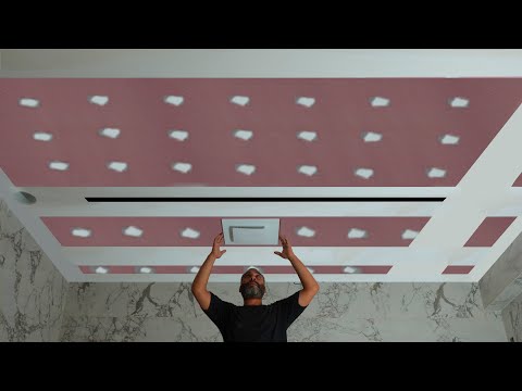 Видео: Объяснение того, как установить плоскую кухню с магнитными направляющими и как настроить вытяжку.