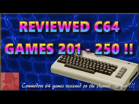 Видео: Обзор игр для Commodore 64 - 201-250!! - Обзоры игр на канале - Снятие стресса!!