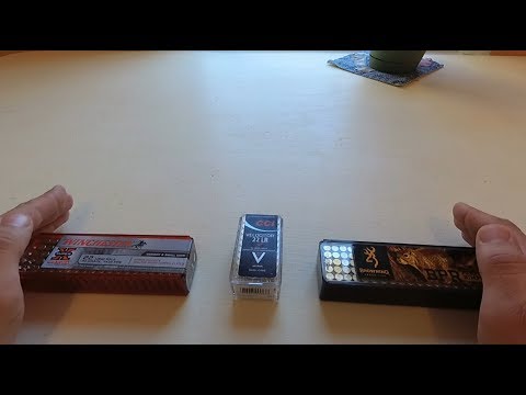 Видео: CCI Velocitor против Winchester Hyper Speed ​​против Browning BPR