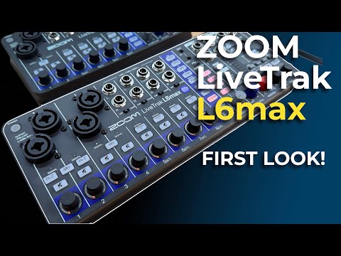 Видео: ПЕРВЫЙ ВЗГЛЯД — НОВЫЙ Zoom LiveTrak L6max | Микшер, интерфейс, рекордер