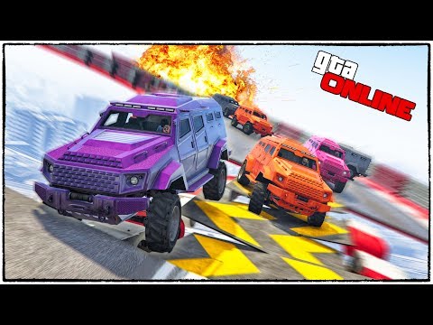 Видео: ТОЛПА ИНСУРГЕНТОВ: ДАВИ НА ПЕДАЛЬ, ЛИБО БУДЕШЬ ЗАТОПТАН :) GTA 5 ONLINE! (ГТА 5 ГОНКИ)