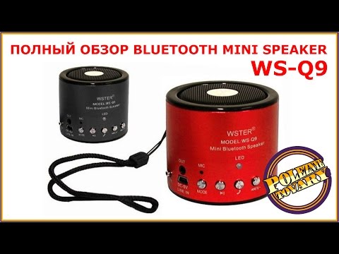 Видео: Bluetooth Mini Speaker WS Q9 ПОЛНЫЙ ОБЗОР