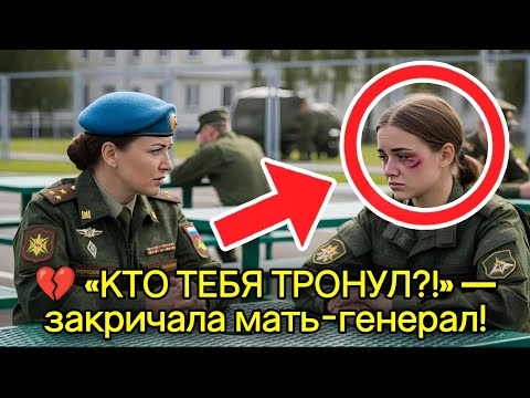 Видео: Генерал пришла к дочери в спецназ, а ее лицо все в синяках