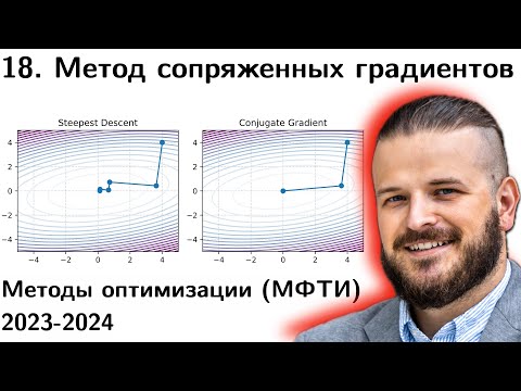 Видео: 18 Метод сопряженных направлений. Процесс Грамма - Шмидта. Метод сопряженных градиентов. МФТИ 2023
