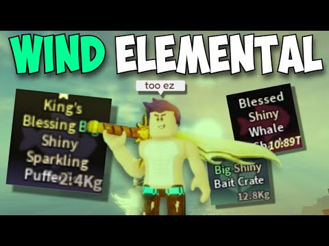 Видео: fisch: опыт использования ветряного элементаля (но я профессионал)