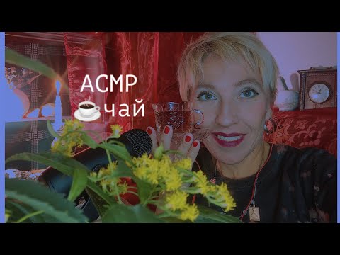 Видео: АСМР для сна. Чай, цветы 💐 Асмр болталка