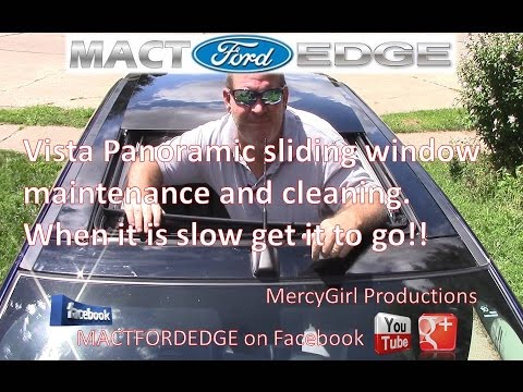 Видео: Техническое обслуживание панорамной крыши Ford Edge Vista, часть 2