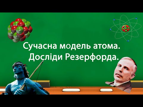 Видео: Сучасна модель атома.  Досліди Резерфорда. (9 клас)