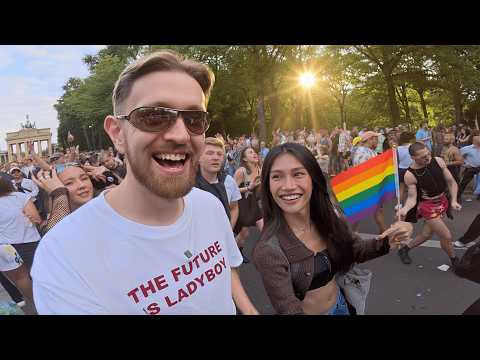 Видео: Тайский ледибой в шоке на прайде в Берлине 🇩🇪