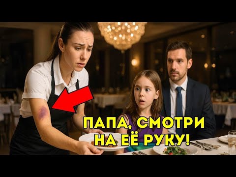Видео: 💔 Дочь МИЛЛИОНЕРА заметила СИНЯКИ у официантки… То, что она СДЕЛАЛА ПОТОМ — ПОТРЯСЛО ВСЕХ! 😱